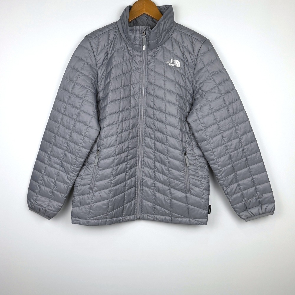 The North Face Boys XL (18/20) Gray Lightweight Quilted Insulated Jacket